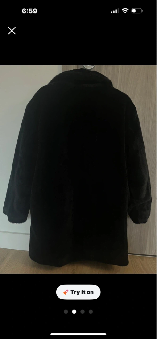 Gorgeous Black Faux Fur Coat - photo 2