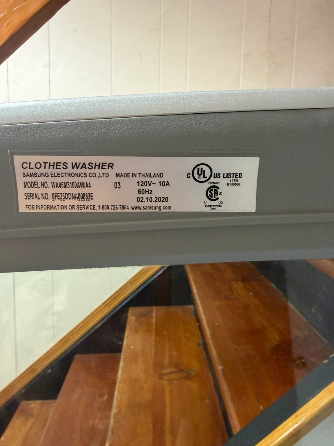 Samsung Clothes Washer WA45M3100AW/A4 - photo 4