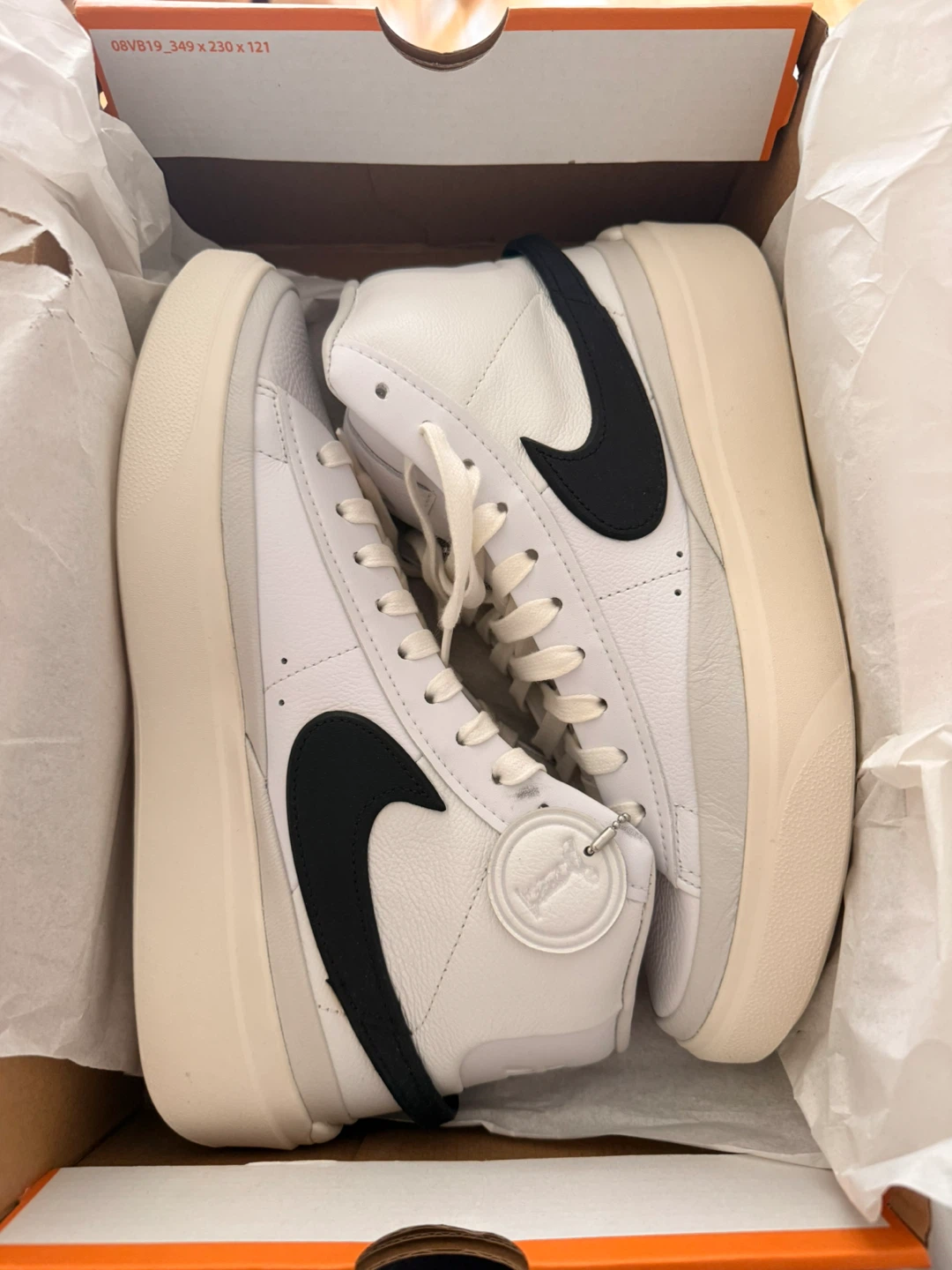 Nike Blazer Phantom Mid White/Black-Summit White