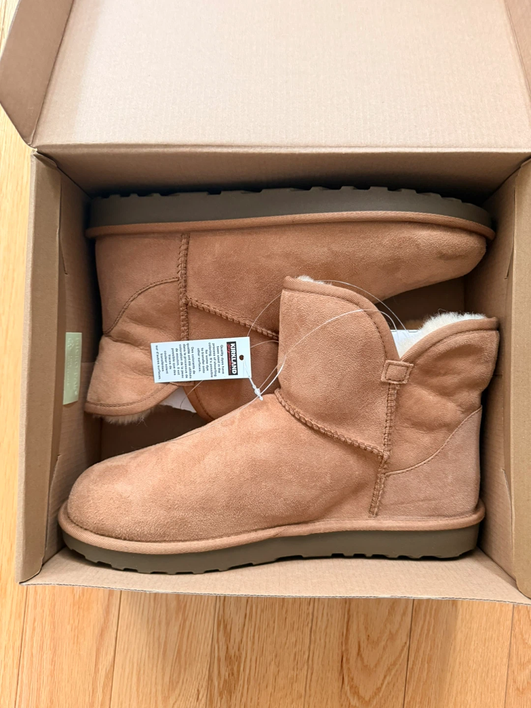 Kirkland Ladies' Shearling Scalloped Edge Boots - Size 11