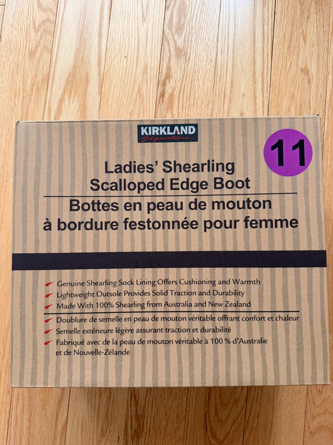 Kirkland Ladies' Shearling Scalloped Edge Boots - Size 11 - photo 2