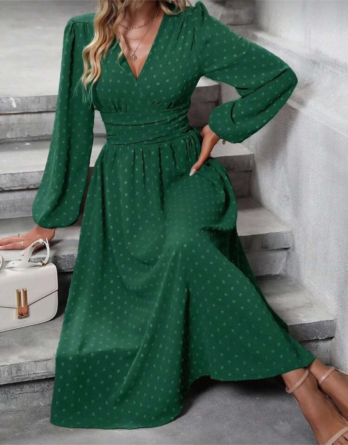 Dark Green Dress - photo 3