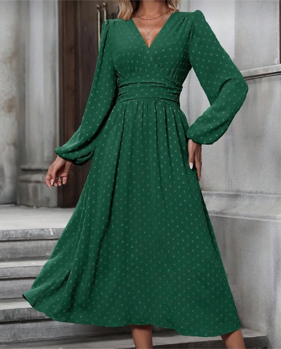 Dark Green Dress - photo 5