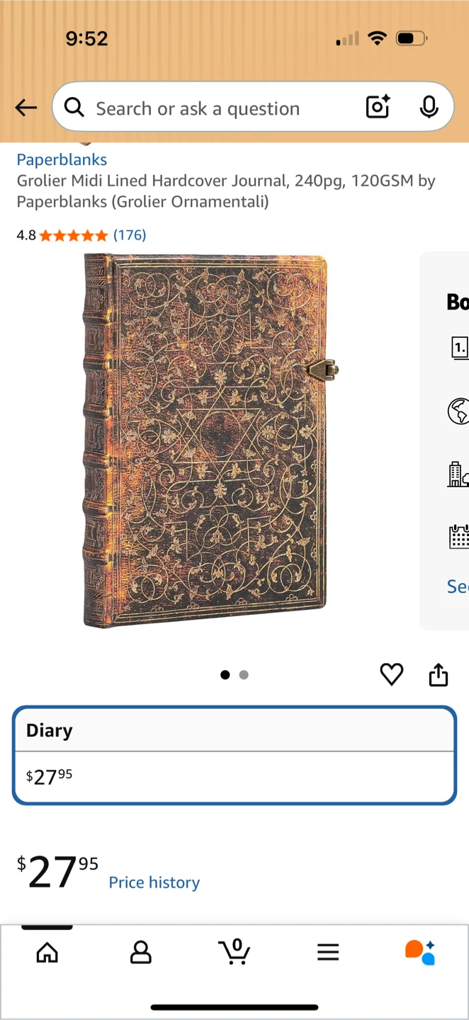 Grolier Midi Hardcover Journal 🌱 - photo 3