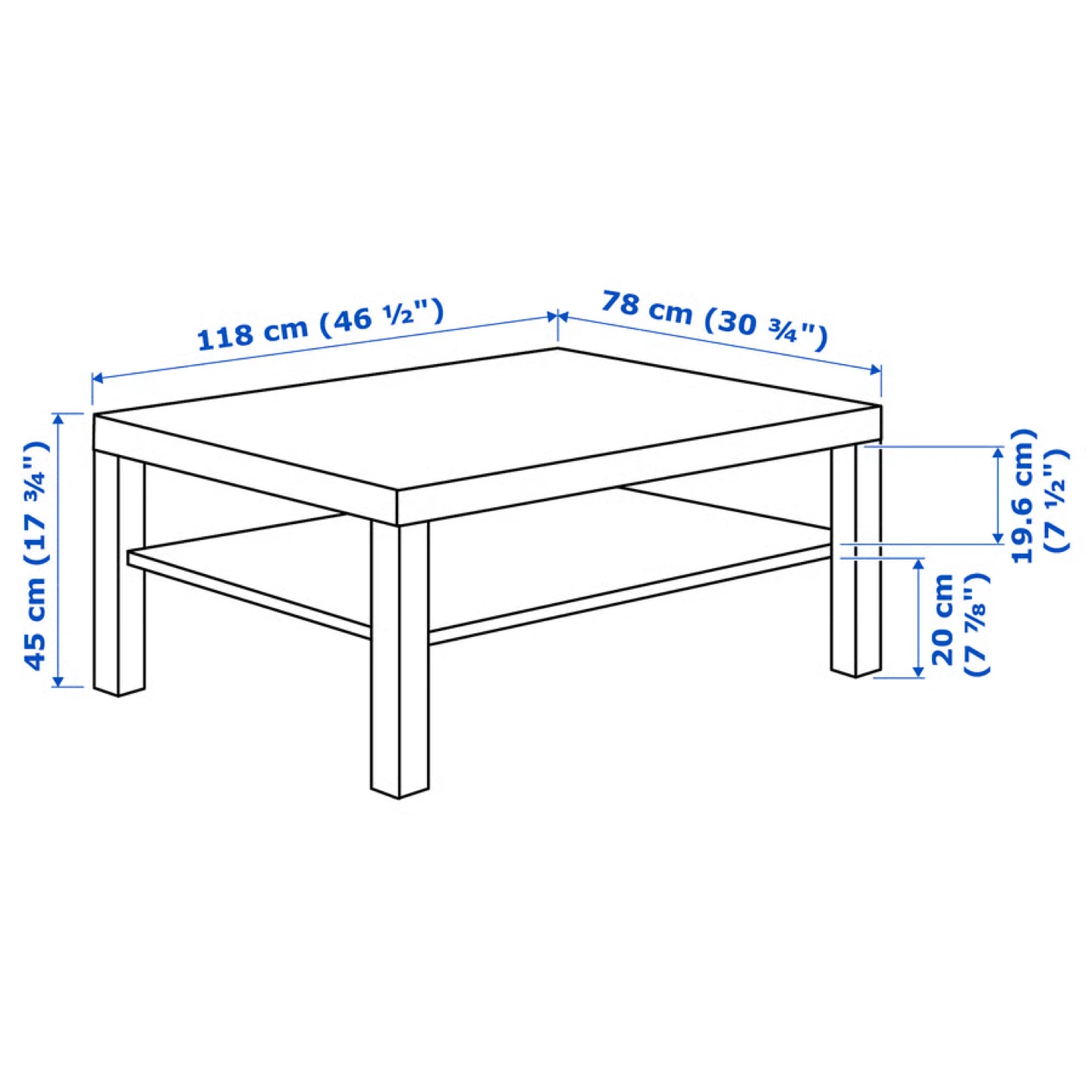 Dark Brown Coffee Table - photo 4