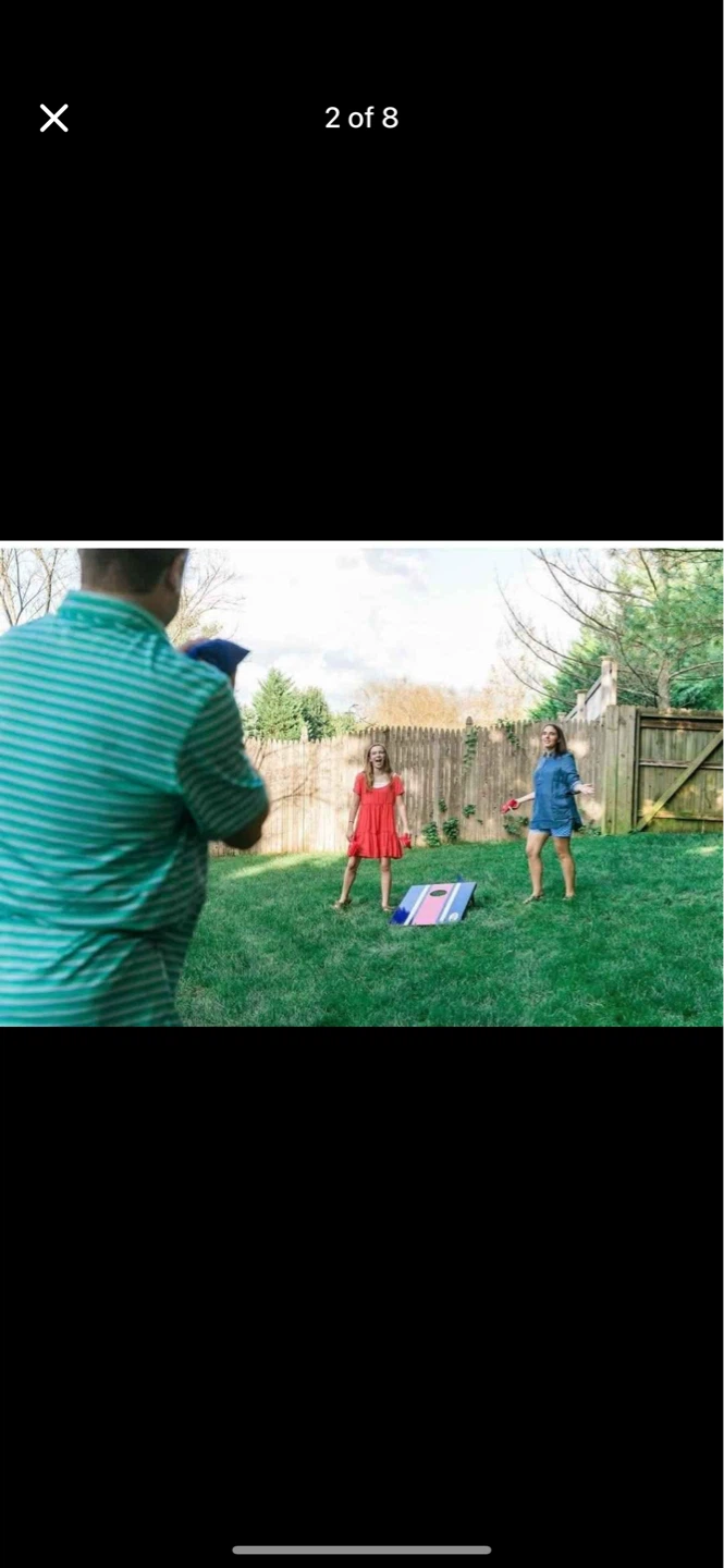 Bolaball Cornhole Set with 8 Bean Bags and Travel Bag - photo 2
