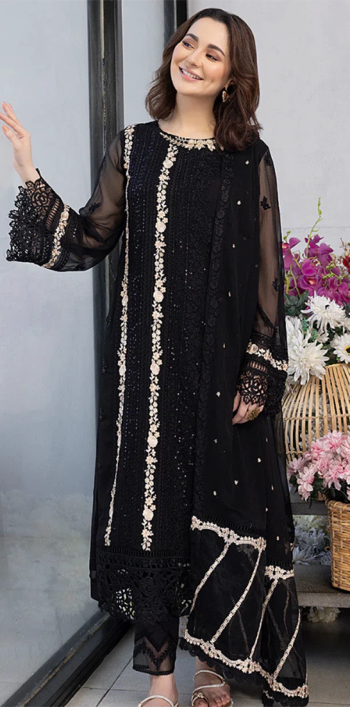 Agha Noor Party Dress - photo 4