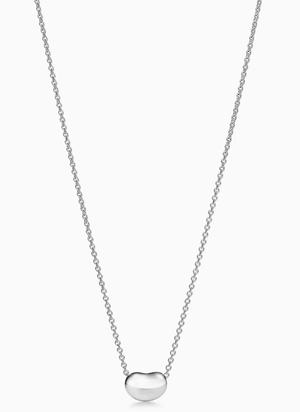 Tiffany & Co. Sterling Silver Bean Pendant Necklace - photo 2