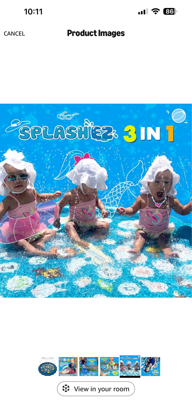SplashEZ 3-in-1 Splash Pad Sprinkler Pool 60 Inch - photo 3