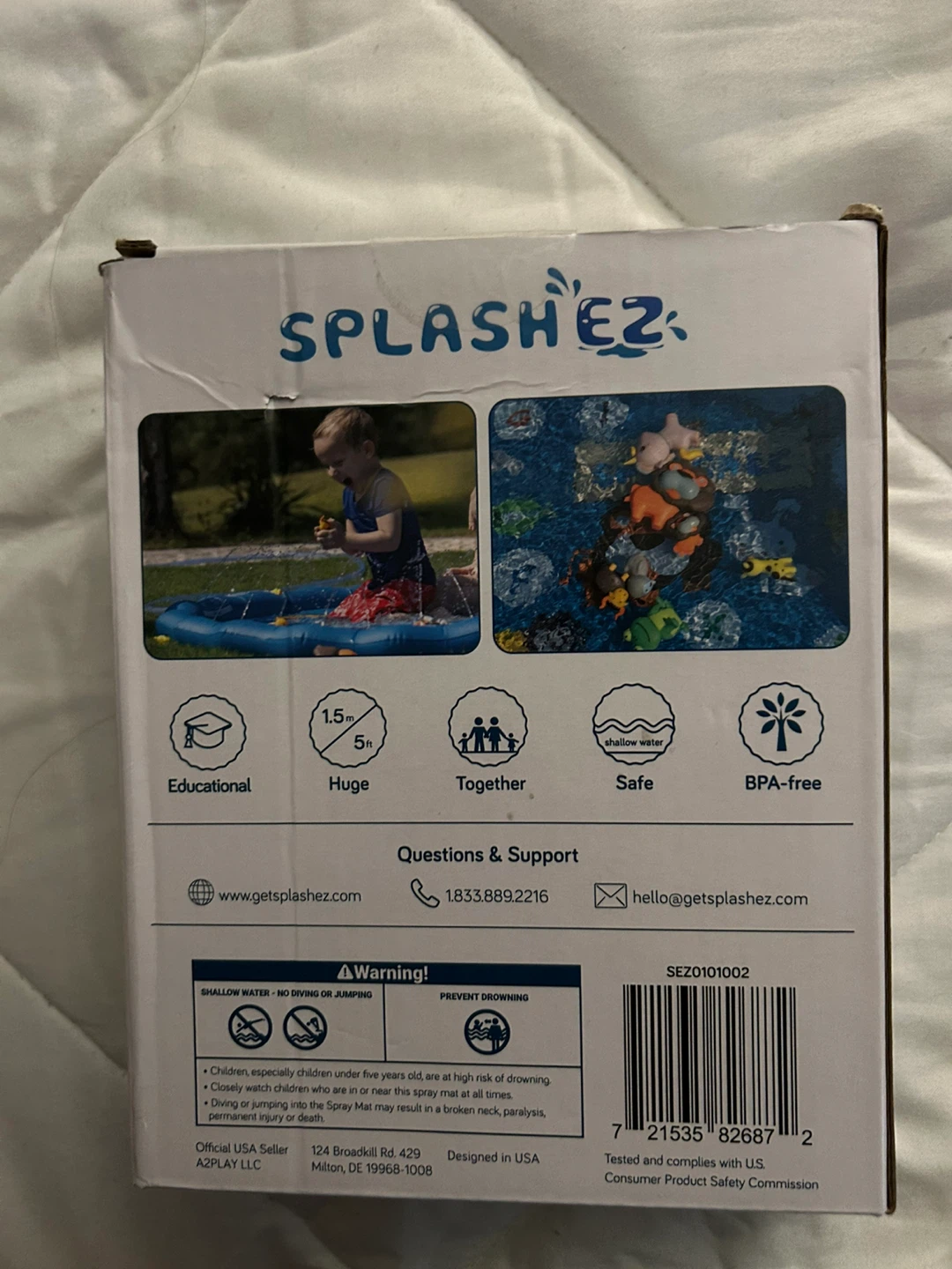 SplashEZ 3-in-1 Splash Pad Sprinkler Pool 60 Inch - photo 5