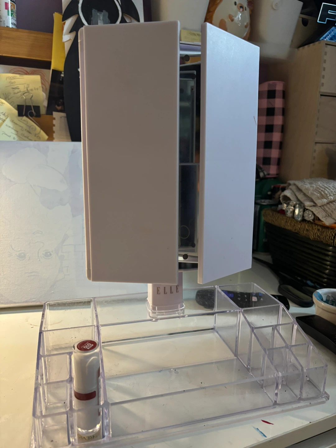 Vanity Mirror with Organizer