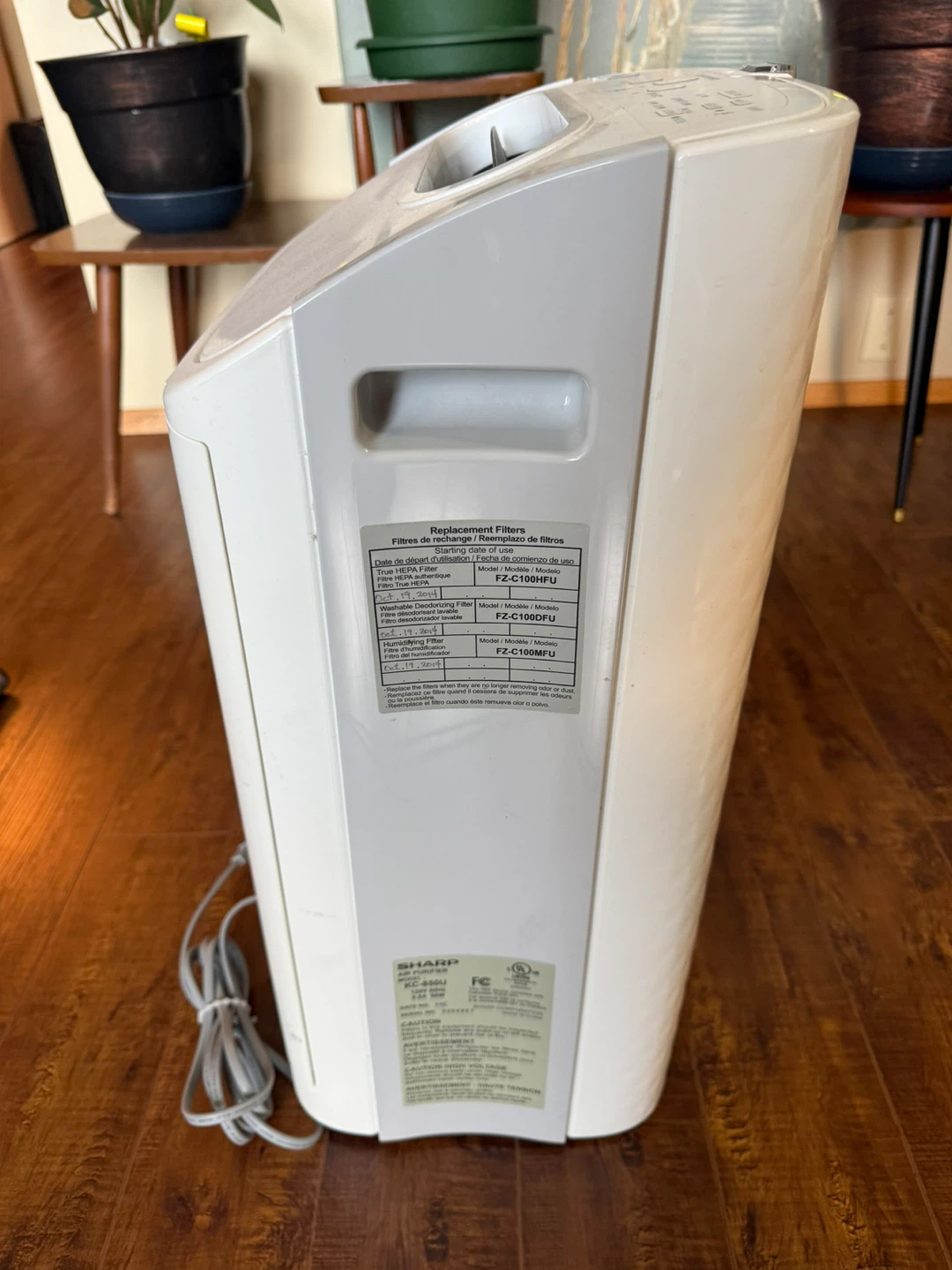 Sharp Air Purifier Plasmacluster Model FZ-C100HFU - photo 4