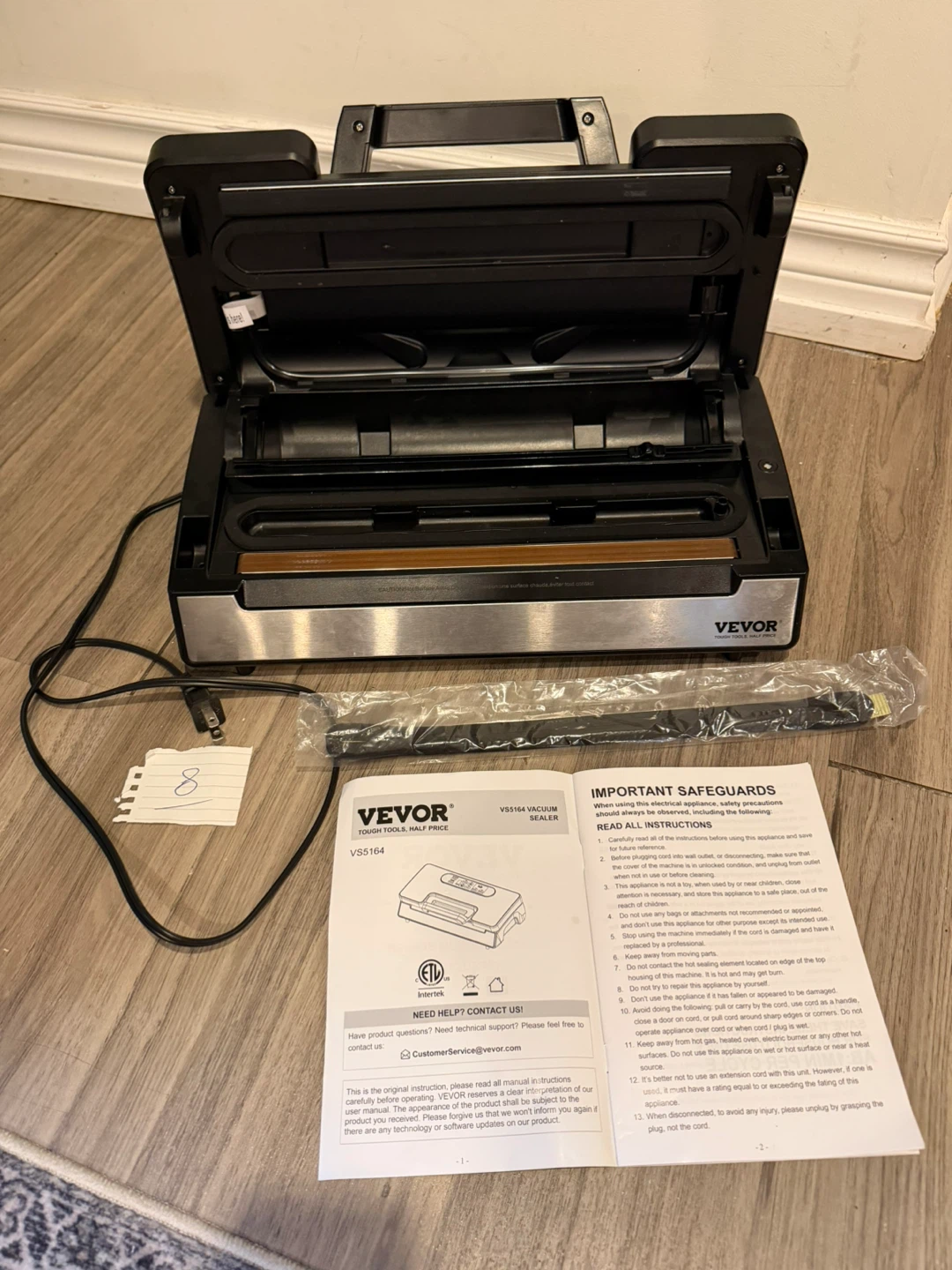Vevor VS5164 Vacuum Sealer - photo 3
