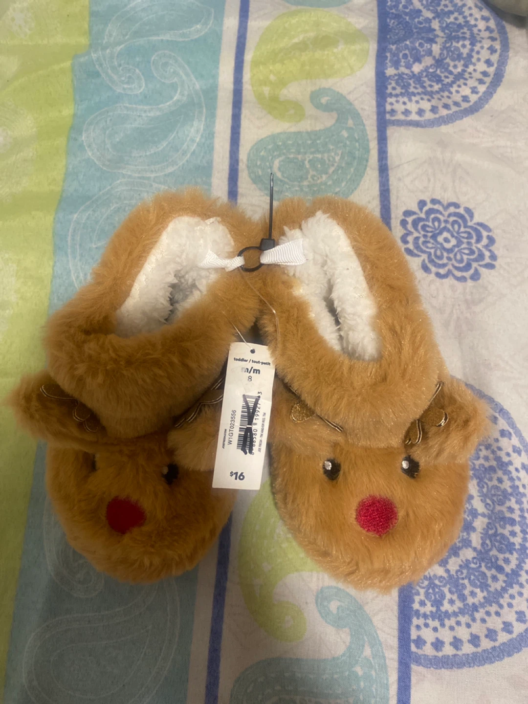 Joe Fresh Toddler Reindeer Slippers - photo 2