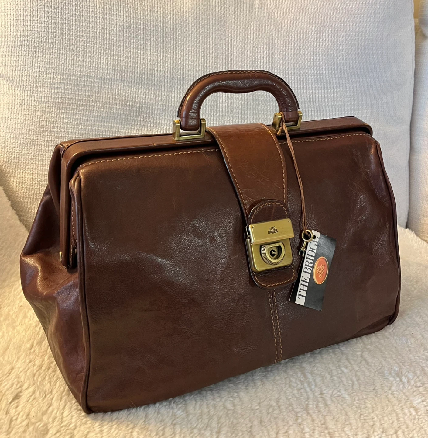 The Bridge Leather Doctor's Bag - Brown