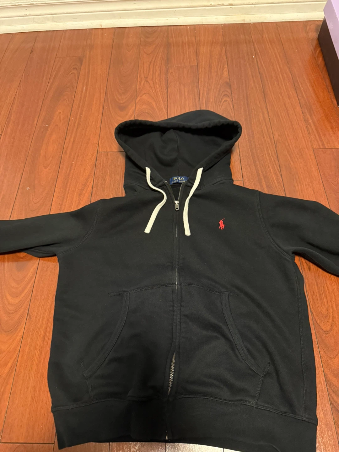 Polo Ralph Lauren Black Zip-Up Hoodie
