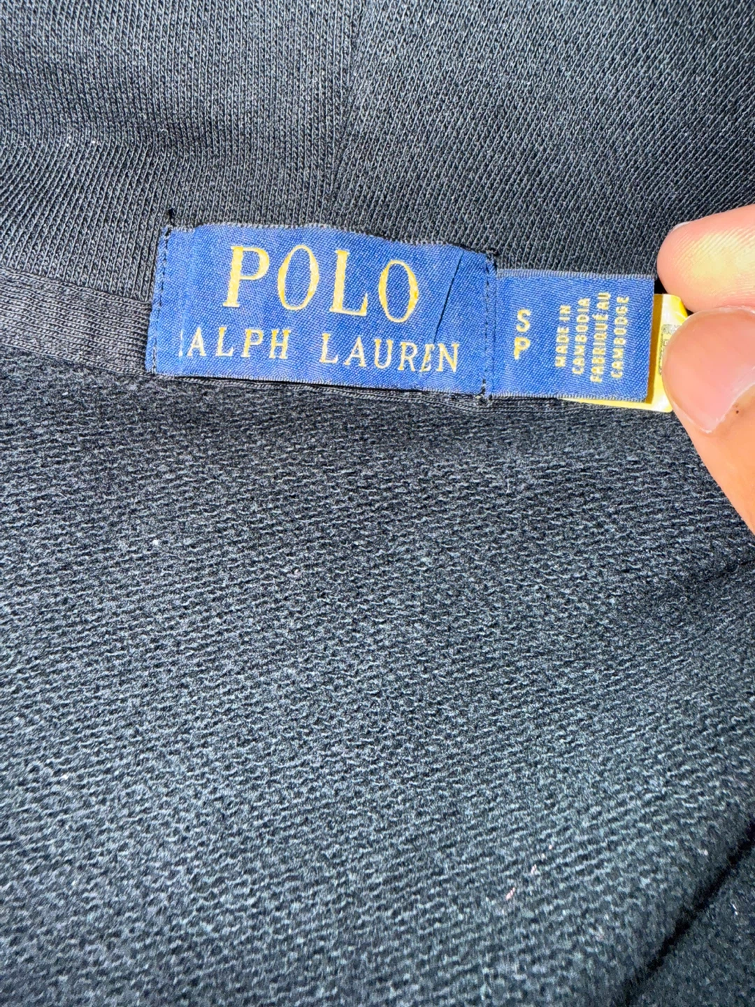 Polo Ralph Lauren Black Zip-Up Hoodie - photo 2