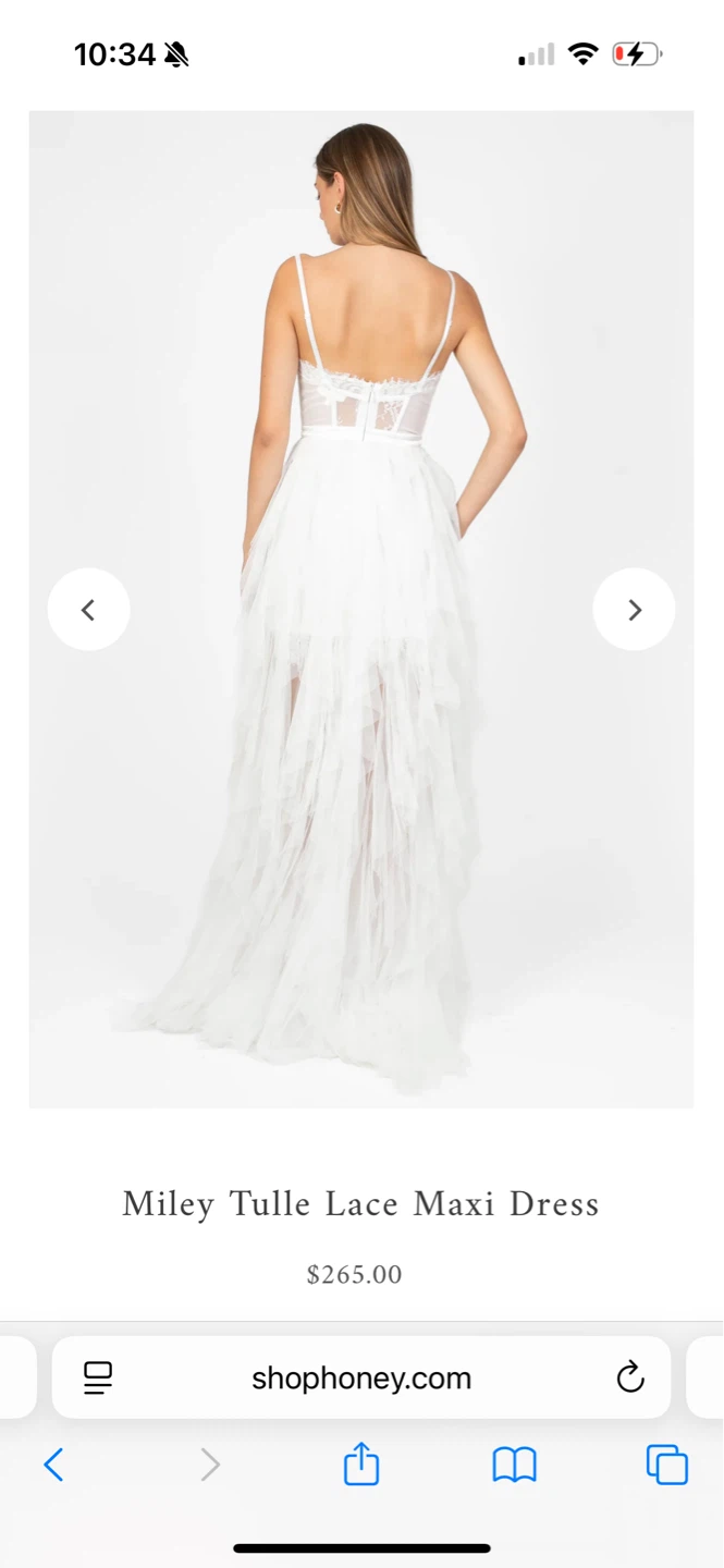 Miley Tulle Lace Maxi Dress from Honey - photo 2