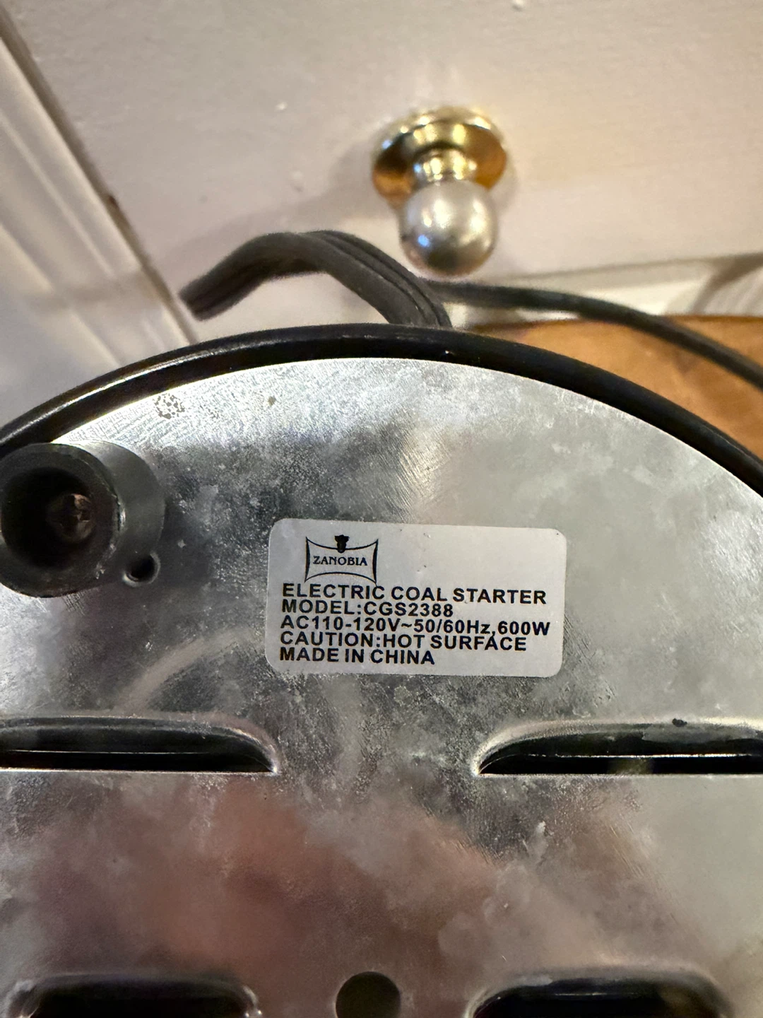 Zanobia Electric Coal Starter CGS2388 - photo 5