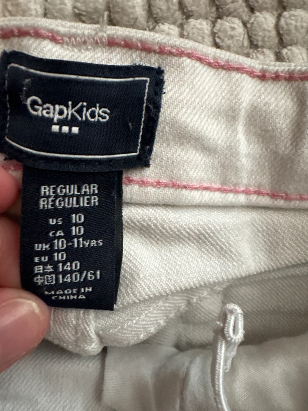 Gap Kids White Shorts Size 10 - photo 2