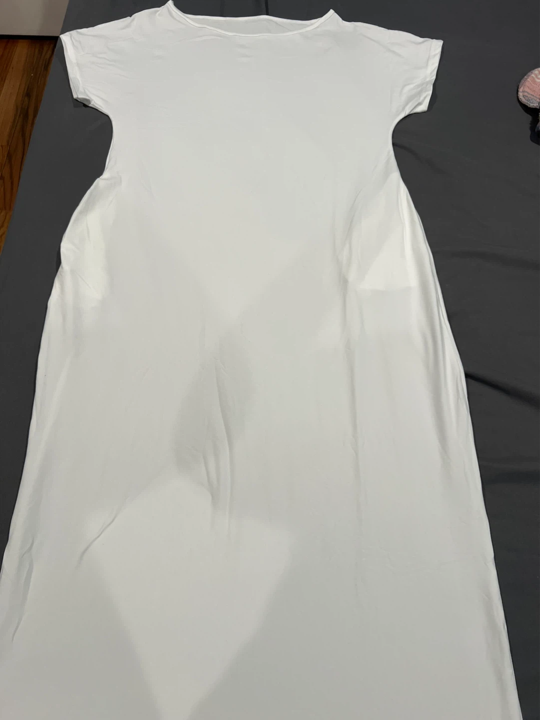 White T-Shirt Dress - Size M - photo 5
