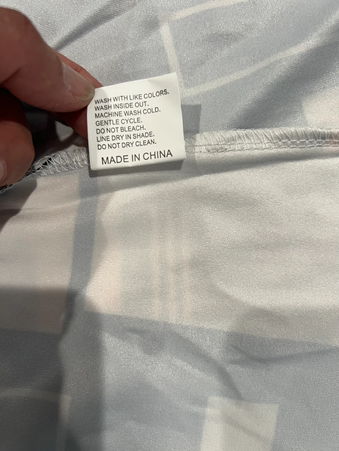 White T-Shirt Dress - Size M