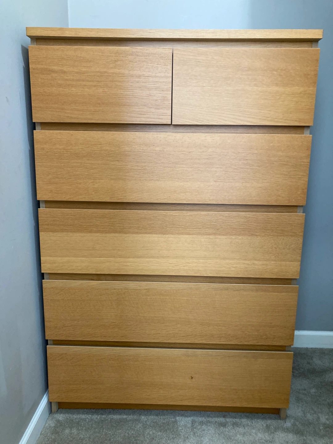 3 IKEA dressers and King size bed - photo 2