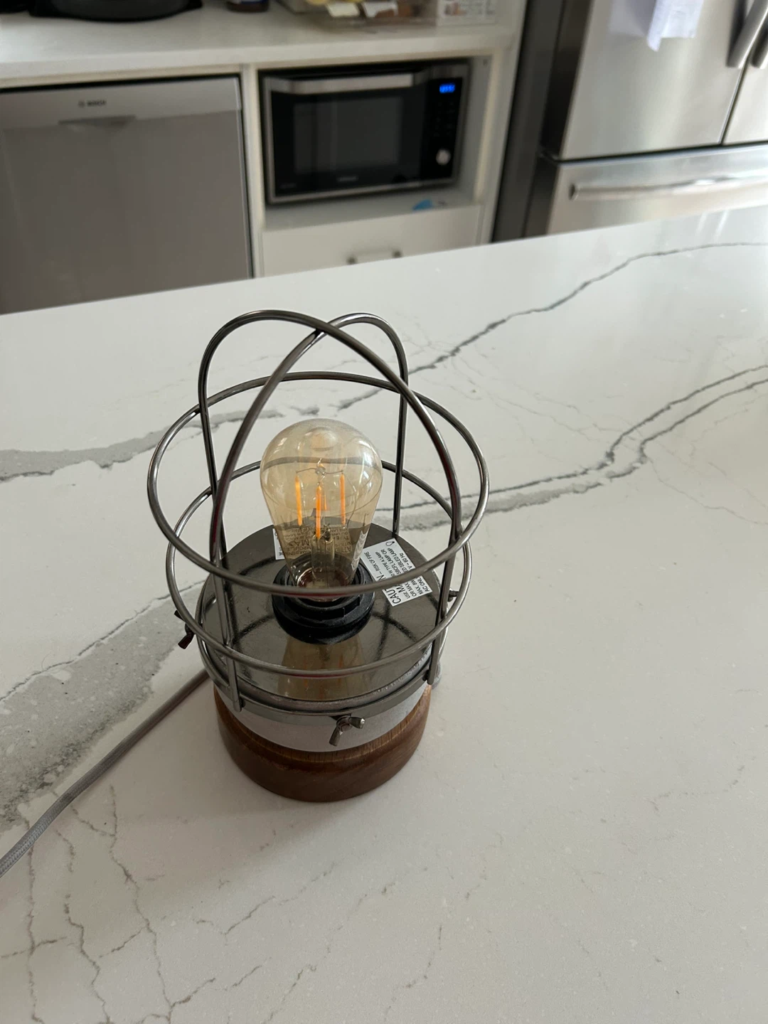 Industrial Cage Table Lamp (2 available) - photo 2