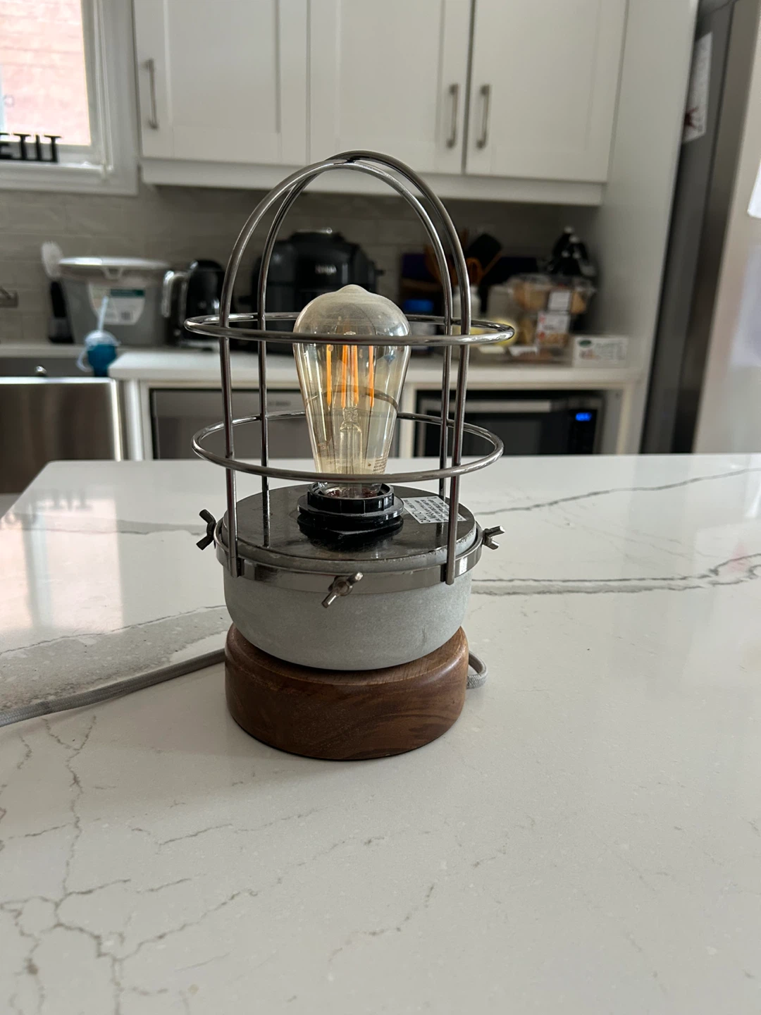 Industrial Cage Table Lamp (2 available)