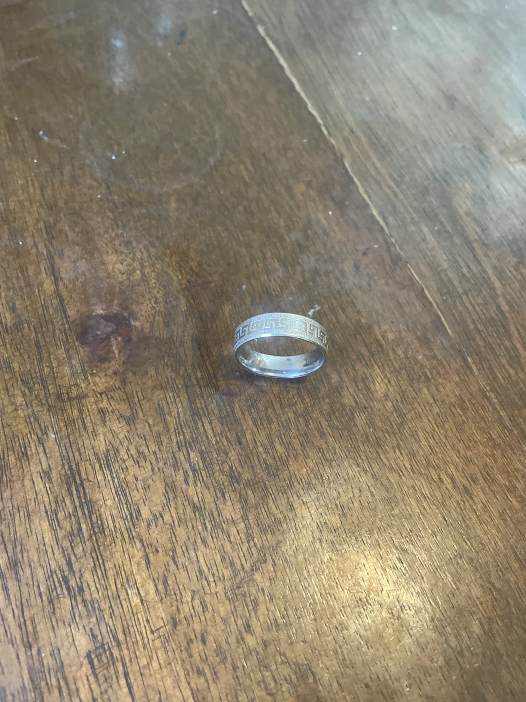 Greek Key Band Ring - photo 4