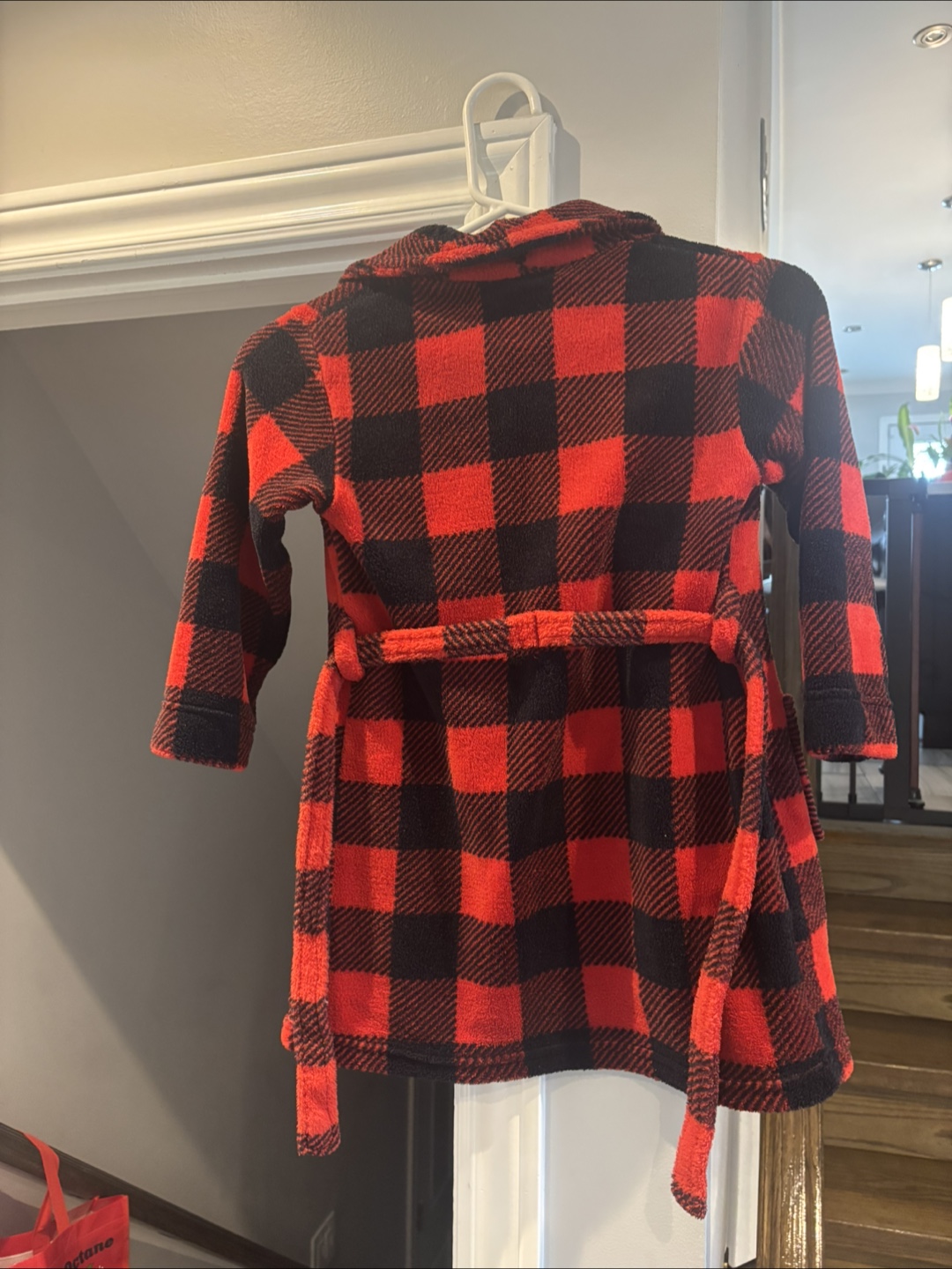 Joe Fresh Toddler Plaid Fleece Robe - Size 5 - photo 2