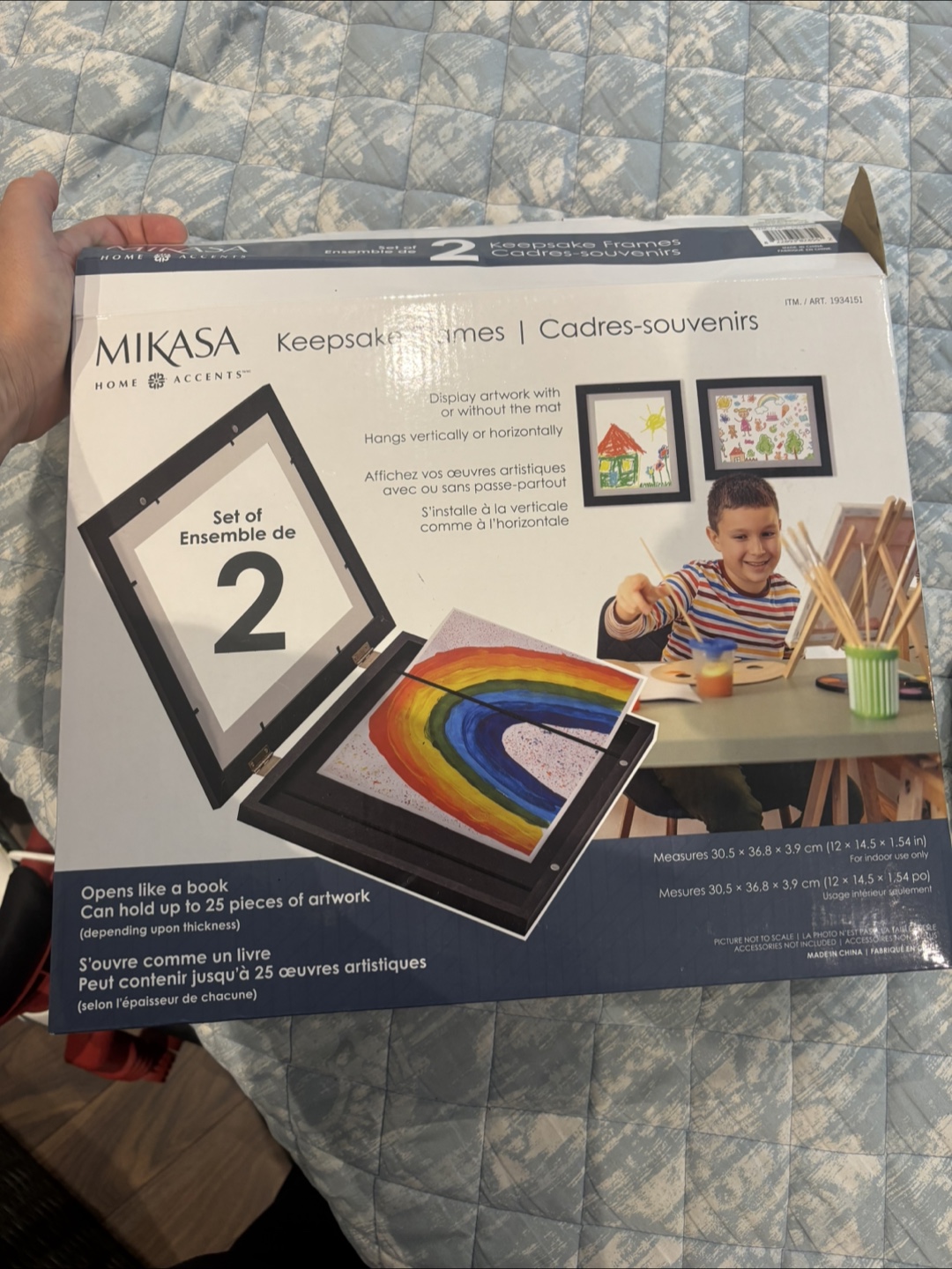 Keepsake/ art/school work /frame