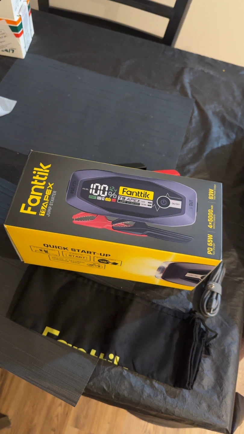 Fanntik T9 Apex Jump Starter 3000A