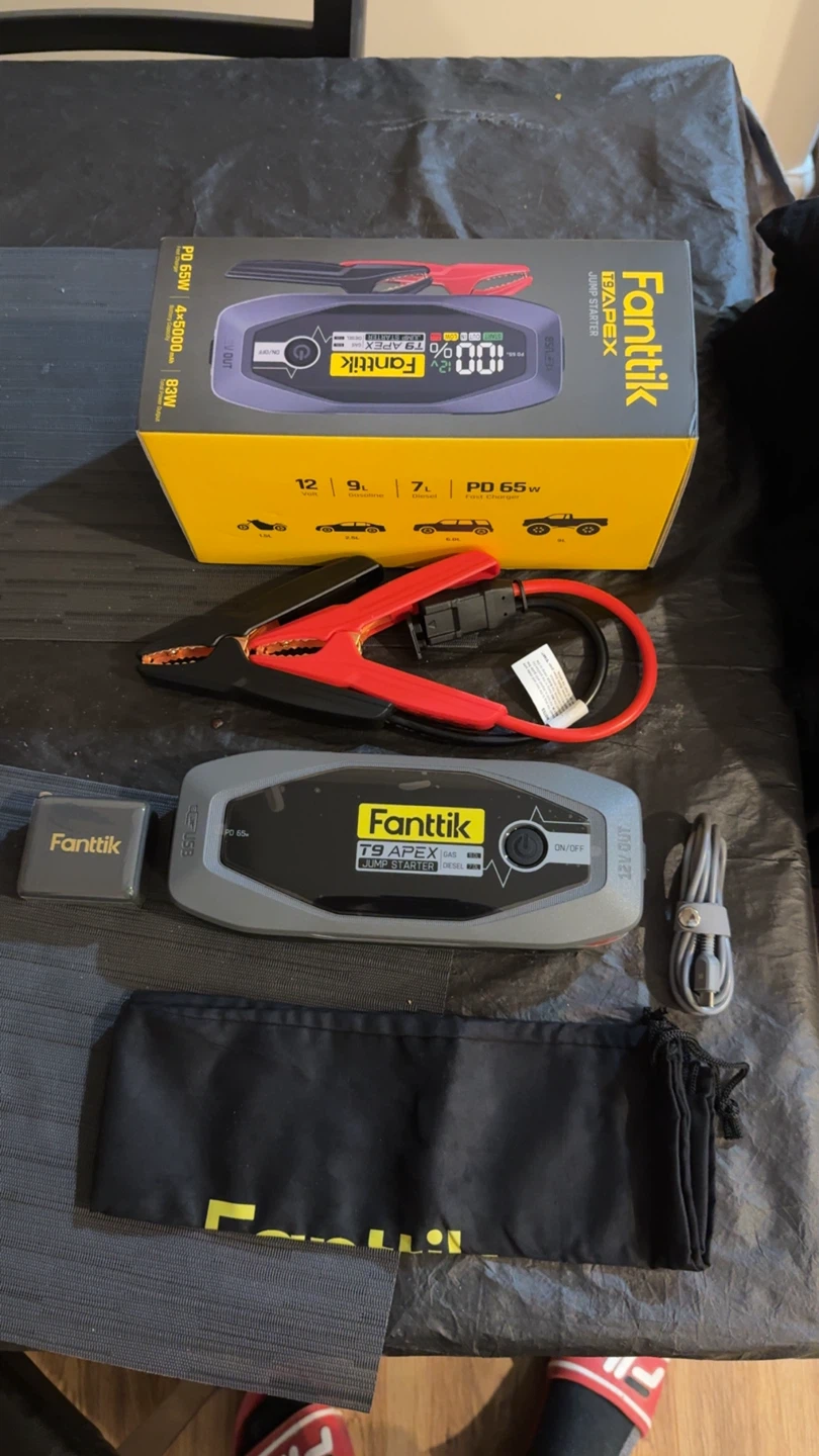 Fanntik T9 Apex Jump Starter 3000A - photo 2