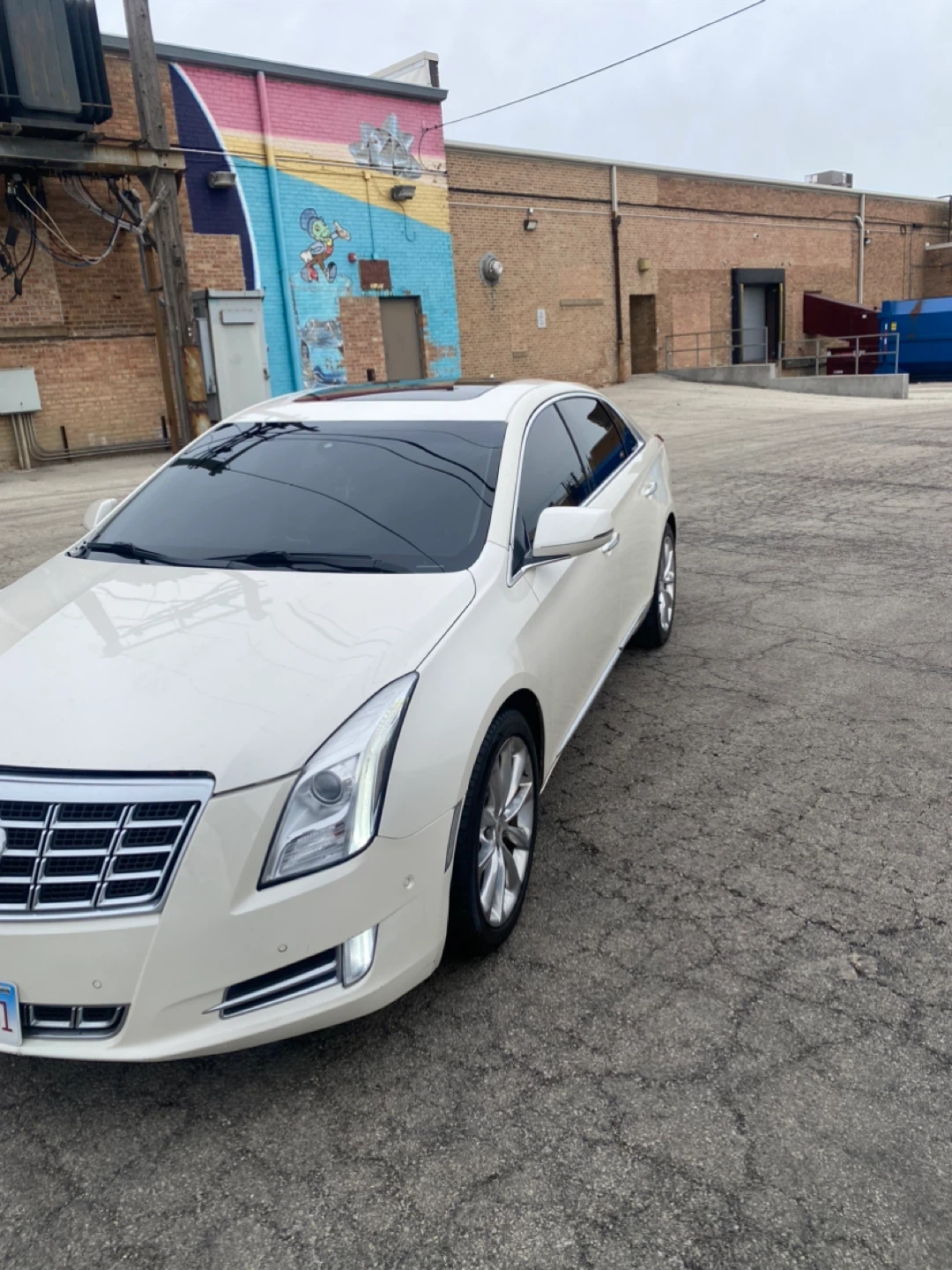 White Cadillac XTS Sedan