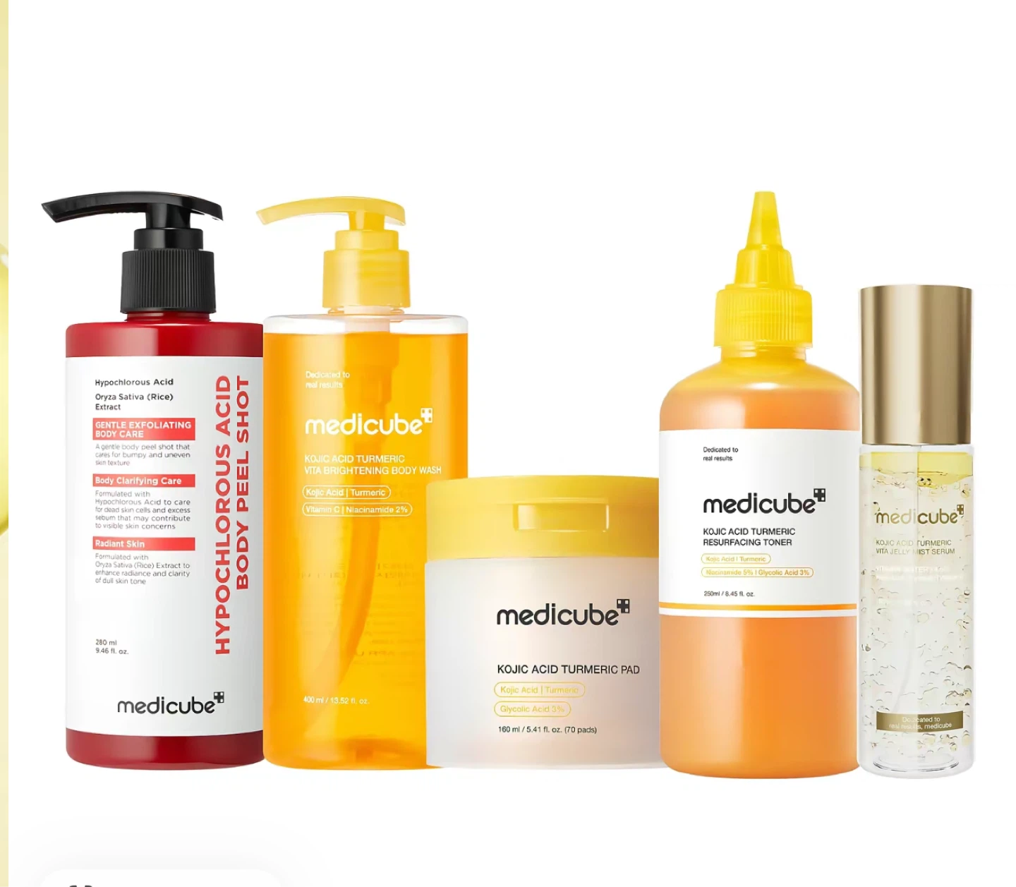 Medicube Full Body Glow 5-Step Routine