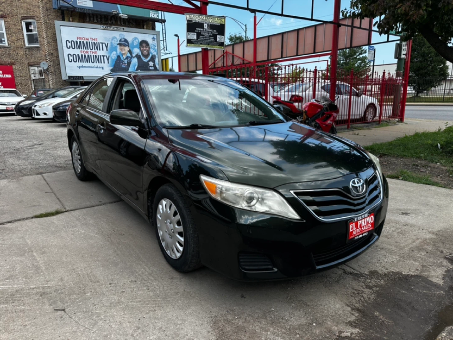 Dark Green Toyota Camry LE Sedan - photo 4