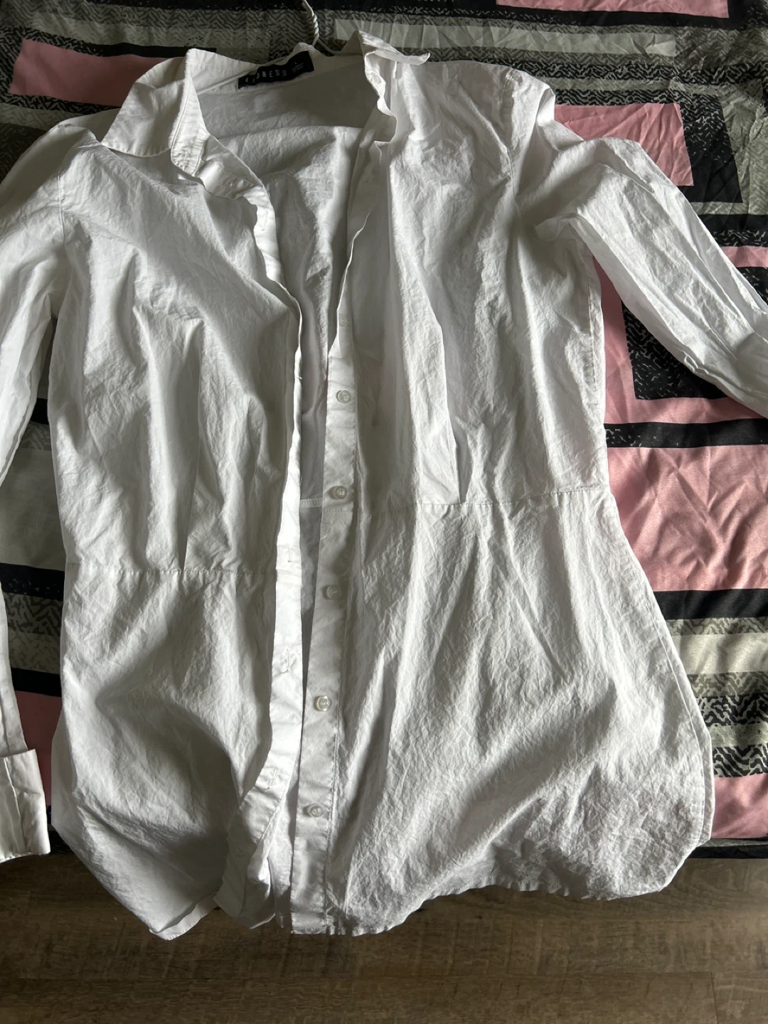 White Button-Up Shirt - EXPRESS