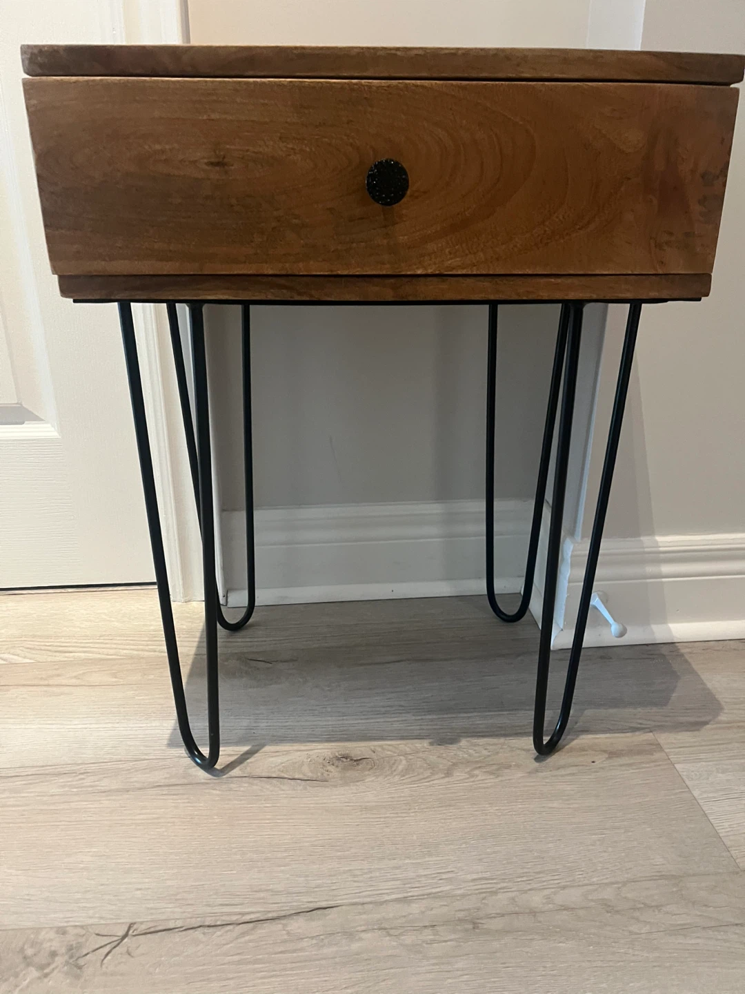 Wooden Side Table with Drawer