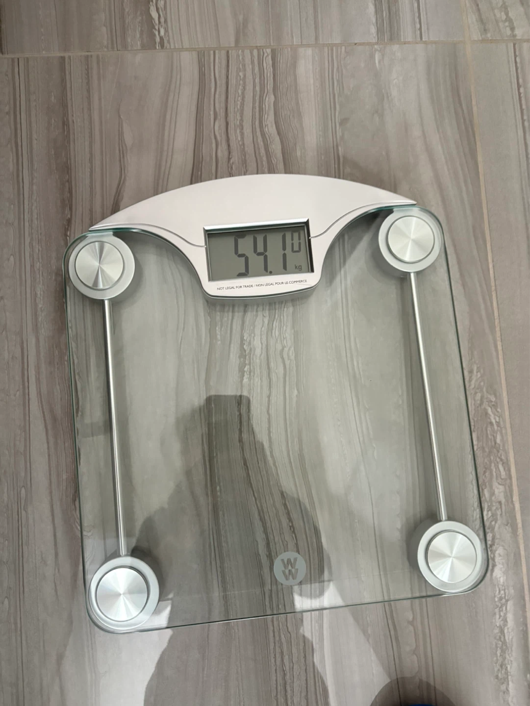 White Glass Digital Body Weight Scale