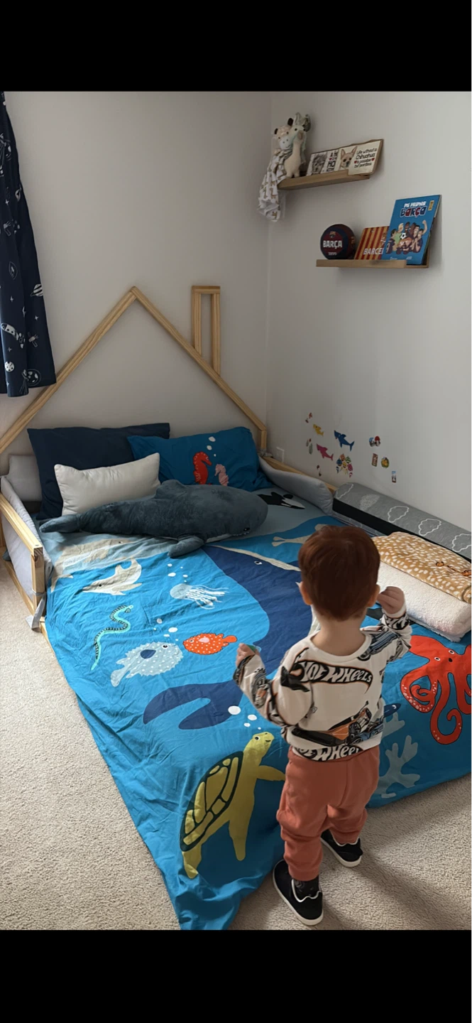House Frame Kids Bed + Mattress (Full Size) - photo 3