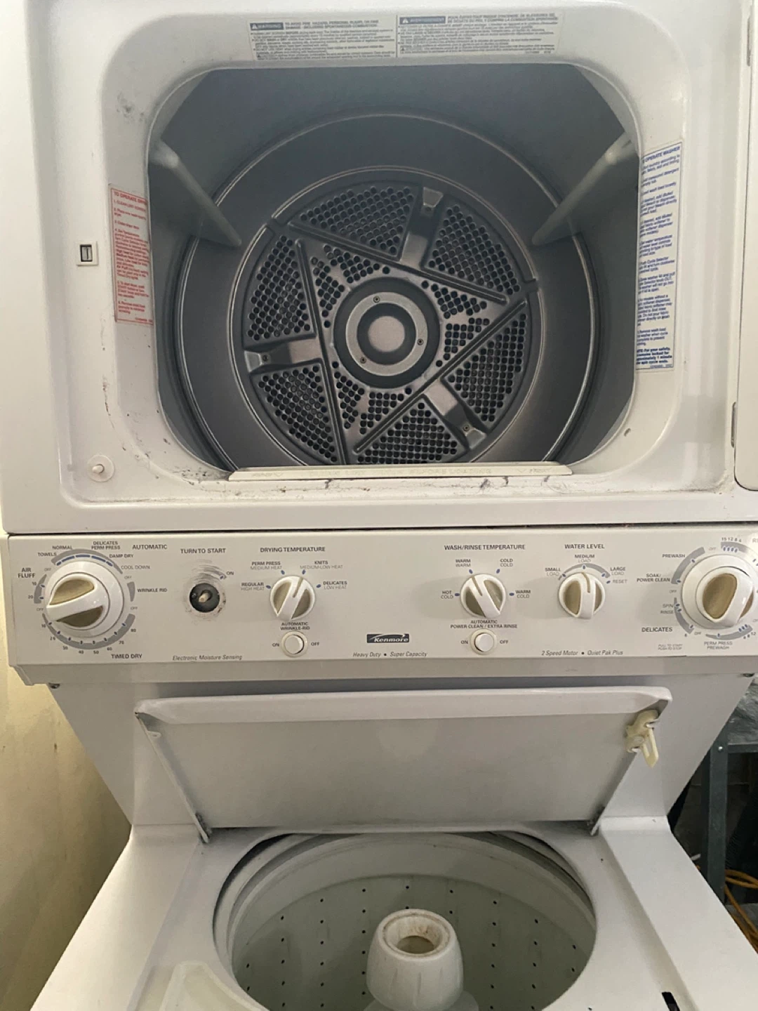Kenmore Stackable Washer and Dryer - photo 4