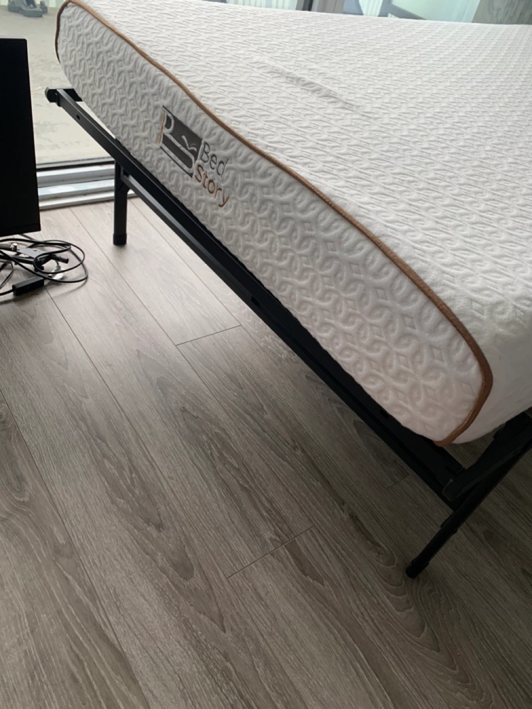 Bed Story Mattress (Single) with black bed frame - photo 2