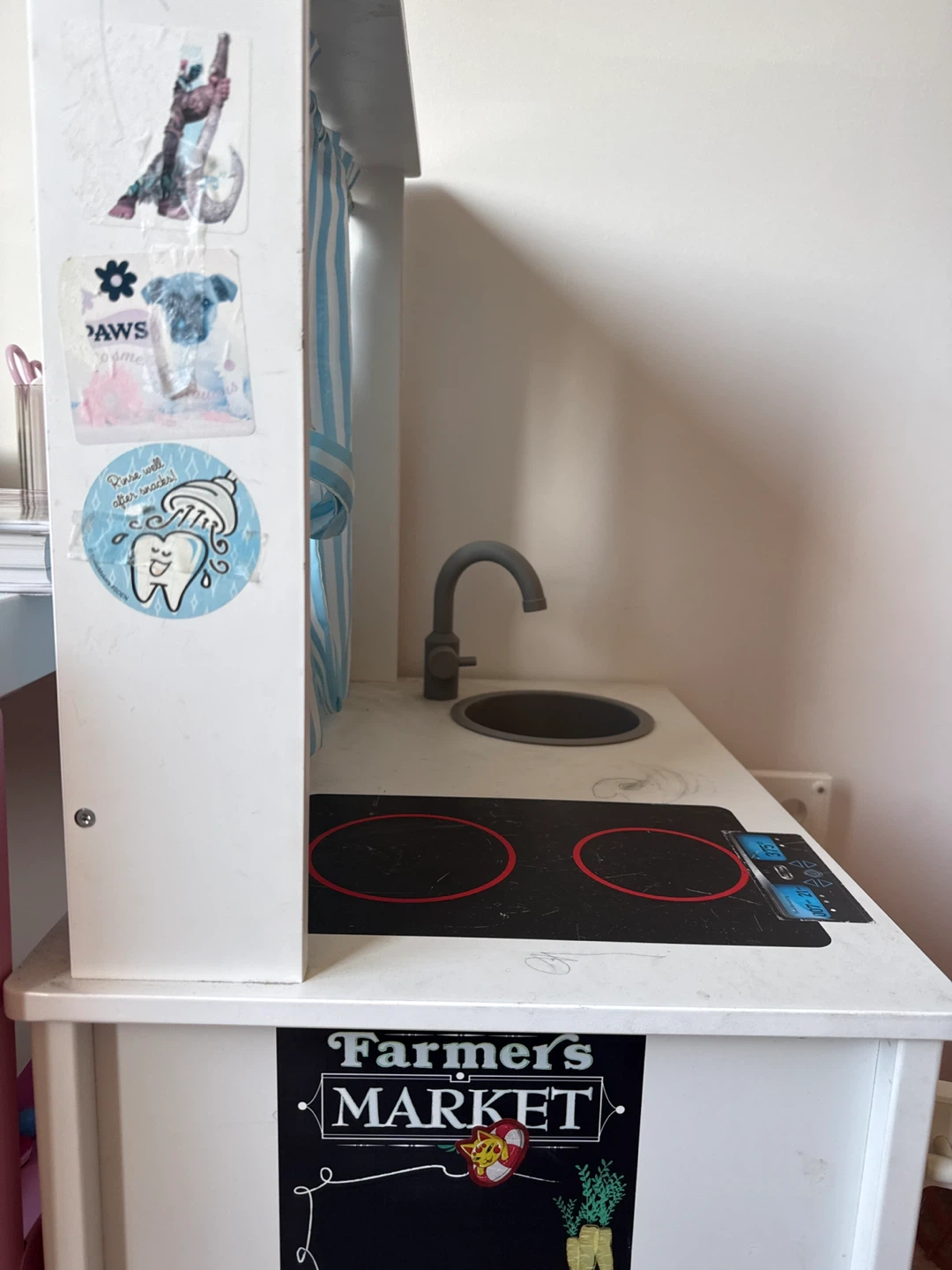 IKEA Wooden Play Kitchen with Stove and Sink - photo 2