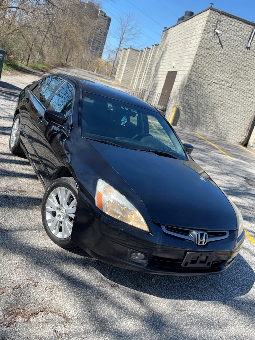 Black 2004 Honda Accord limited Sedan