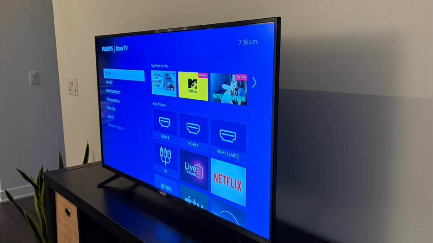 Philips 43" 4K UltraHD Roku TV - moving sale! - photo 2