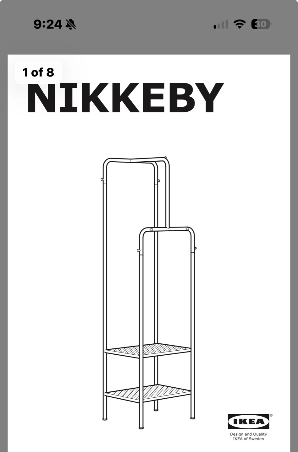 IKEA NIKKEBY Clothes Rack - photo 4