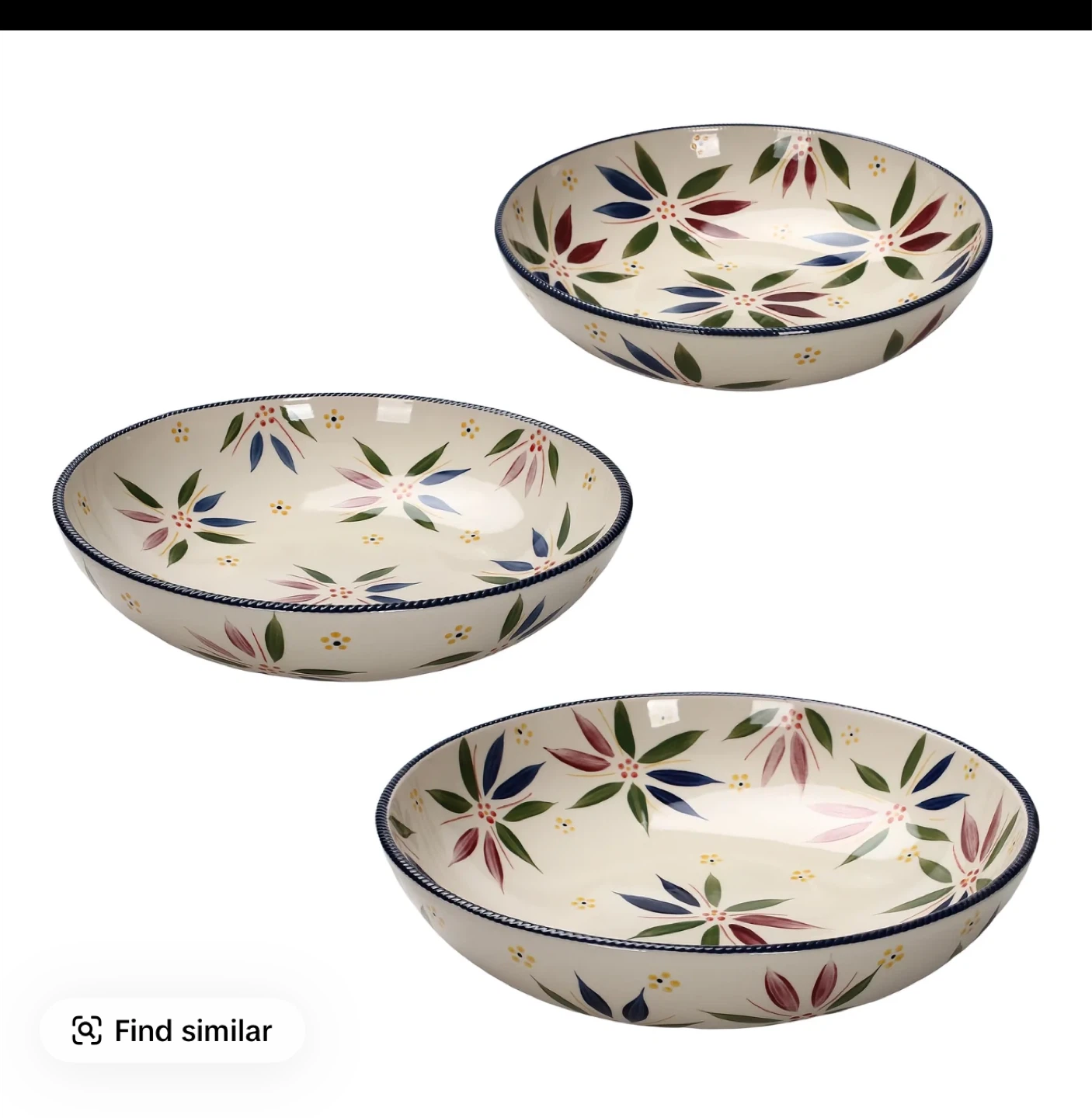 Shallow Ceramic bowls