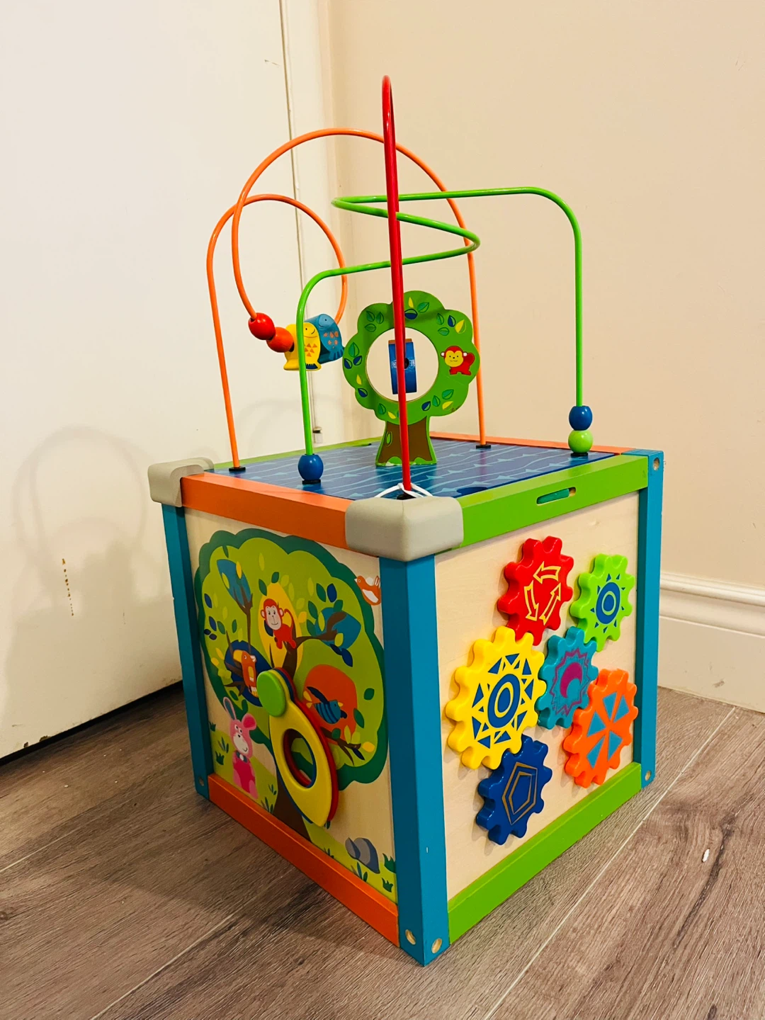 Wooden Activity Cube Toy - photo 2