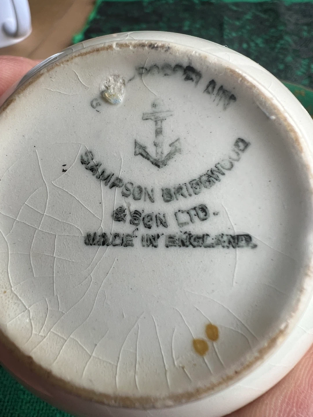 Sampson Bridgwood & Son Ltd. Teacup and Saucer Set - photo 3